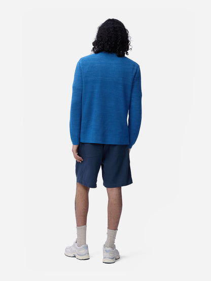Long Sleeve Knit T-Shirt Vintage Blue