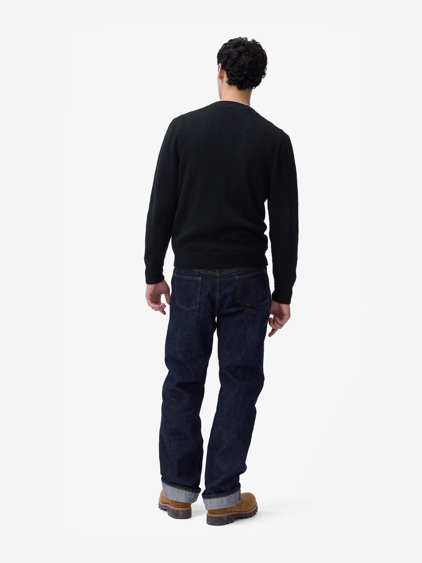Classic Cardigan Black Boucle
