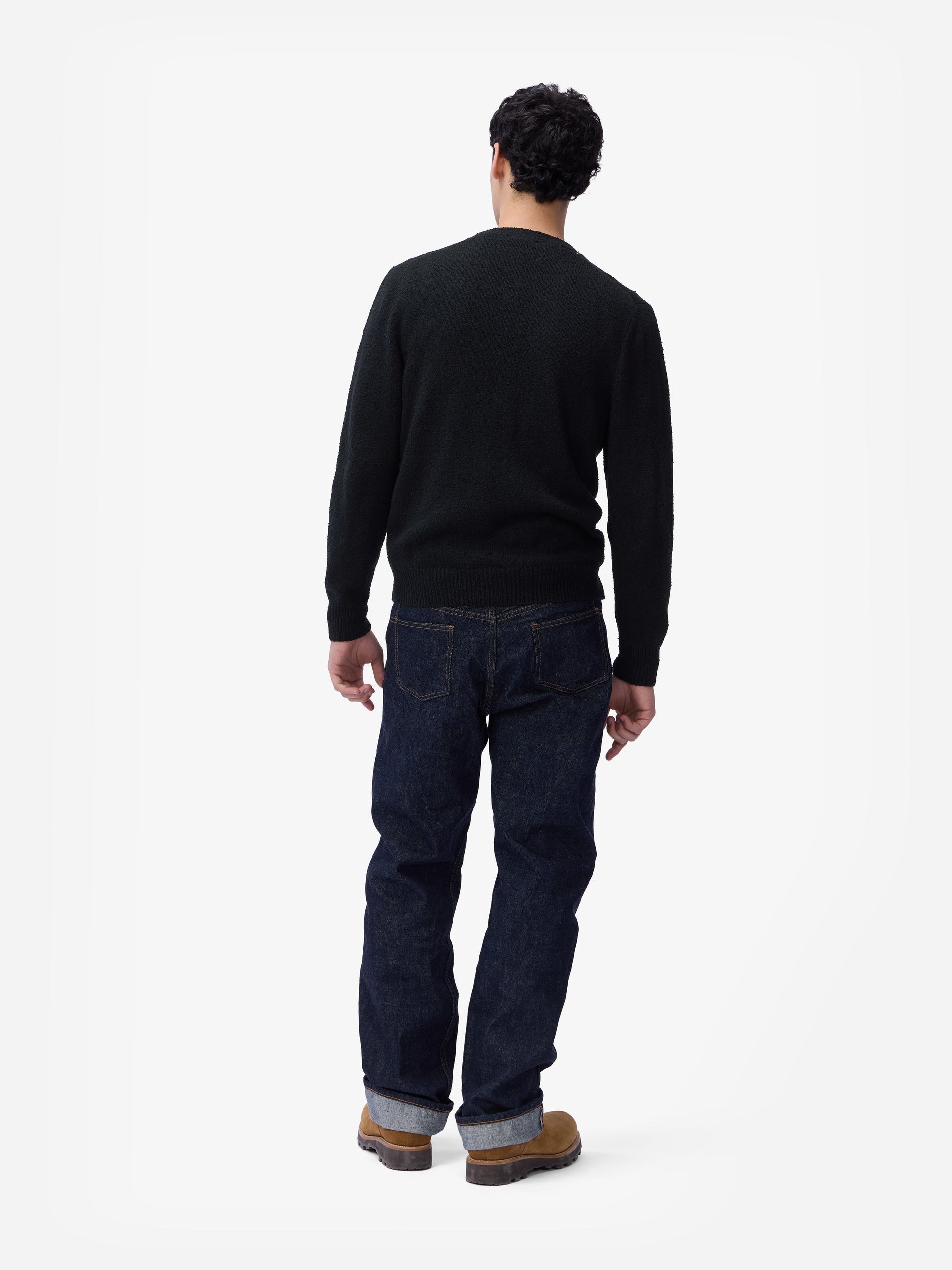 Classic Cardigan Black Boucle