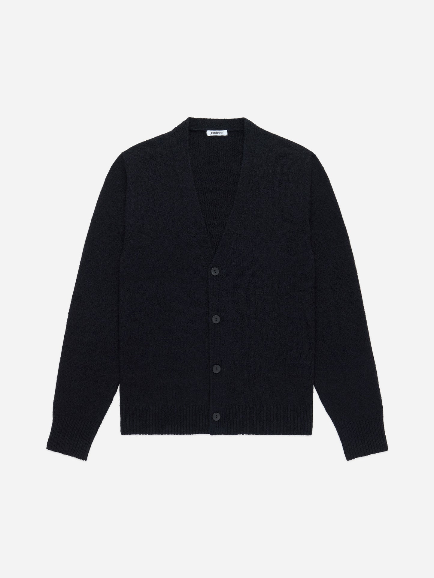 Classic Cardigan Black Boucle