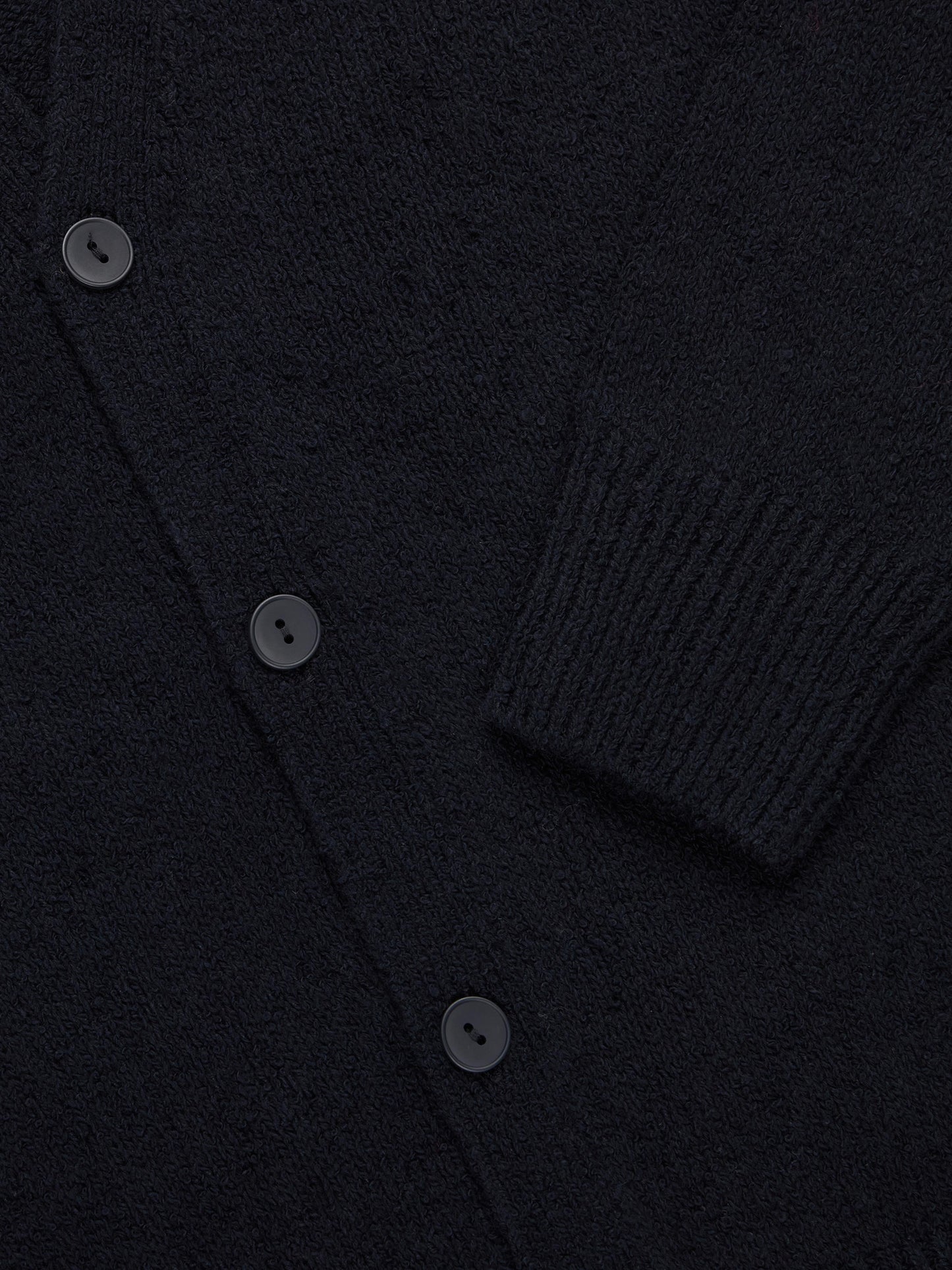 Classic Cardigan Black Boucle