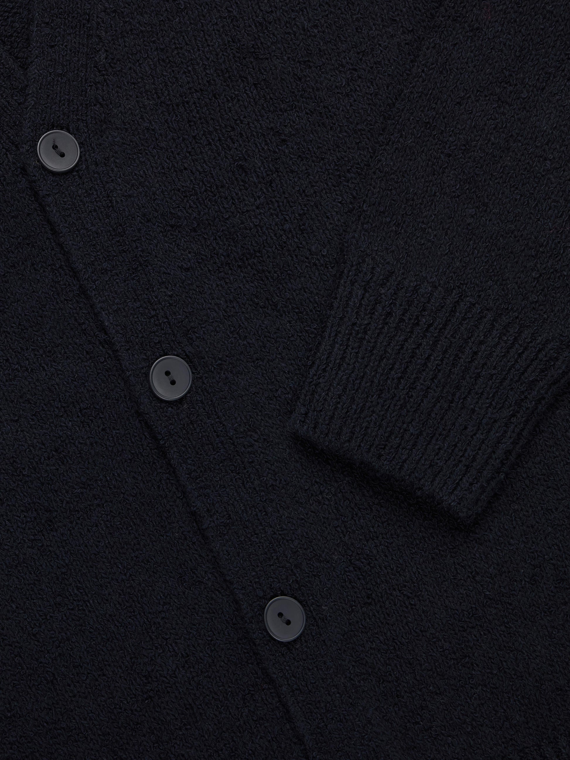 Classic Cardigan Black Boucle