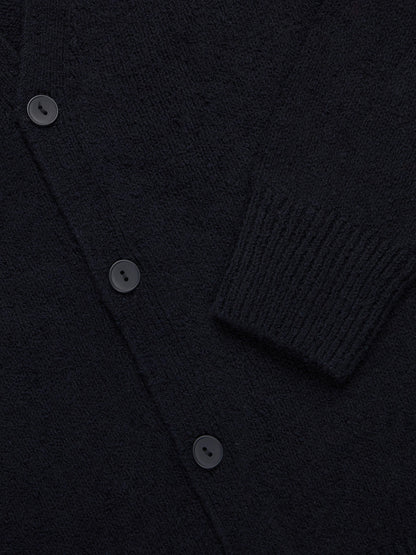 Classic Cardigan Black Boucle
