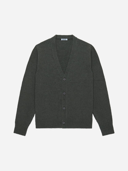 Classic Cardigan Olive Boucle
