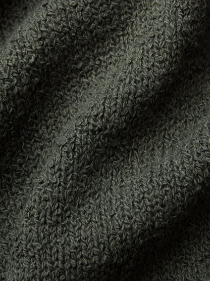 Classic Cardigan Olive Boucle