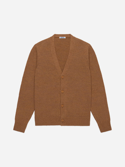 Classic Cardigan Ochre Boucle