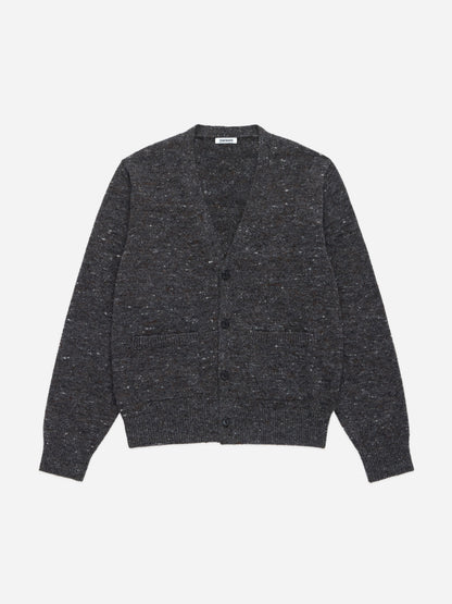 Classic Cardigan Pewter Tweed