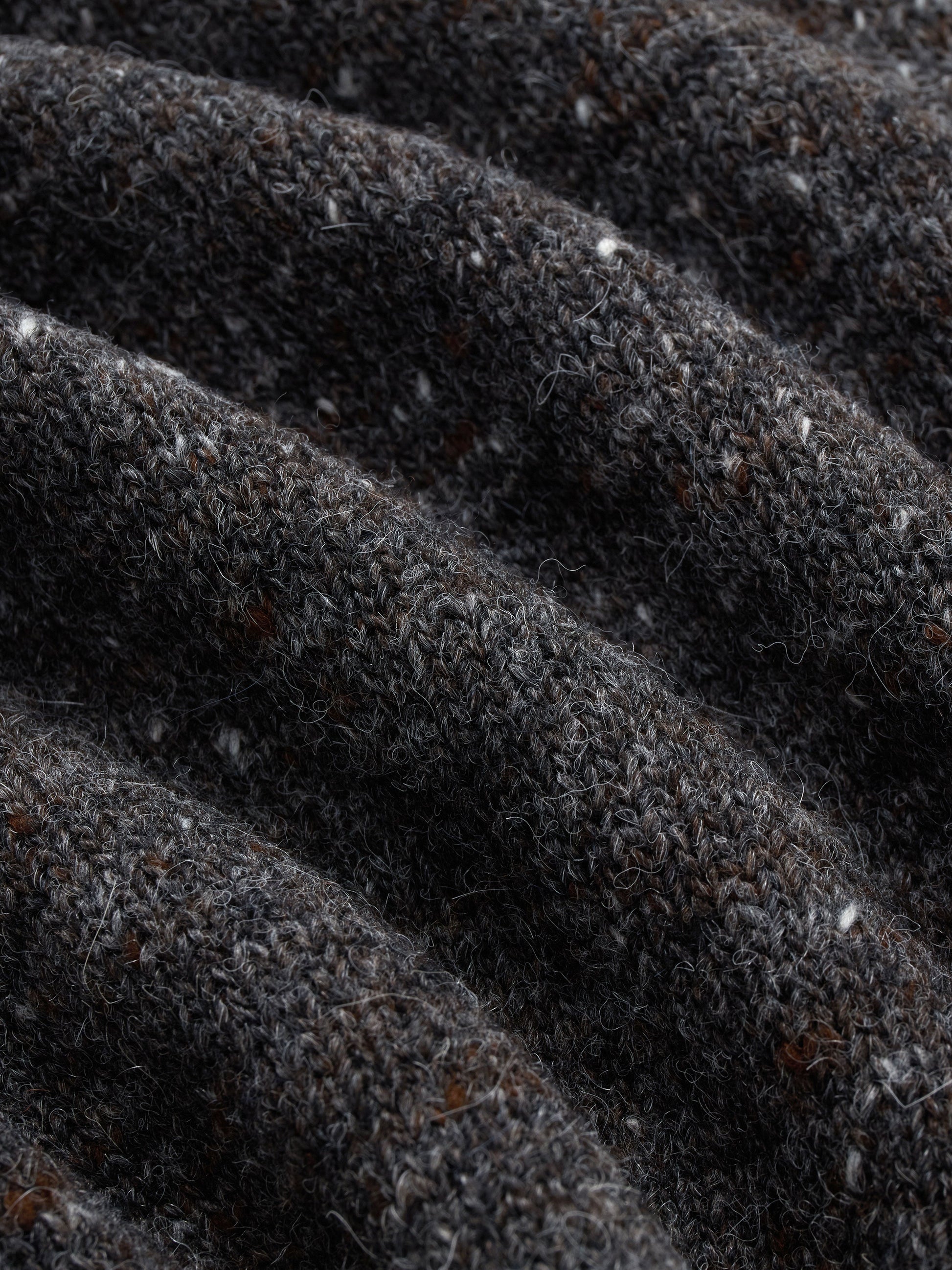Classic Cardigan Pewter Tweed