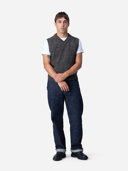 Sweater Vest Pewter Tweed