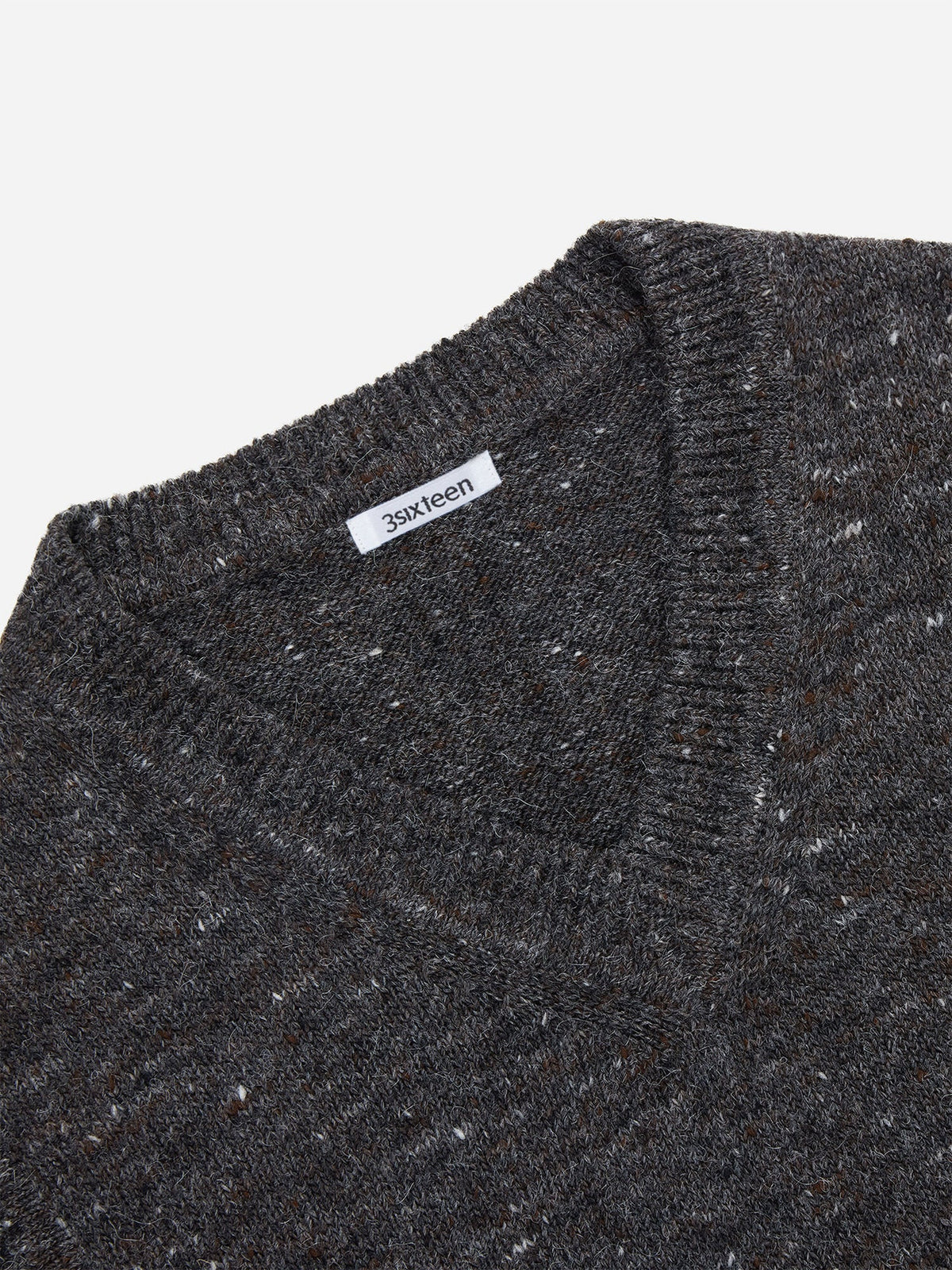 Sweater Vest Pewter Tweed