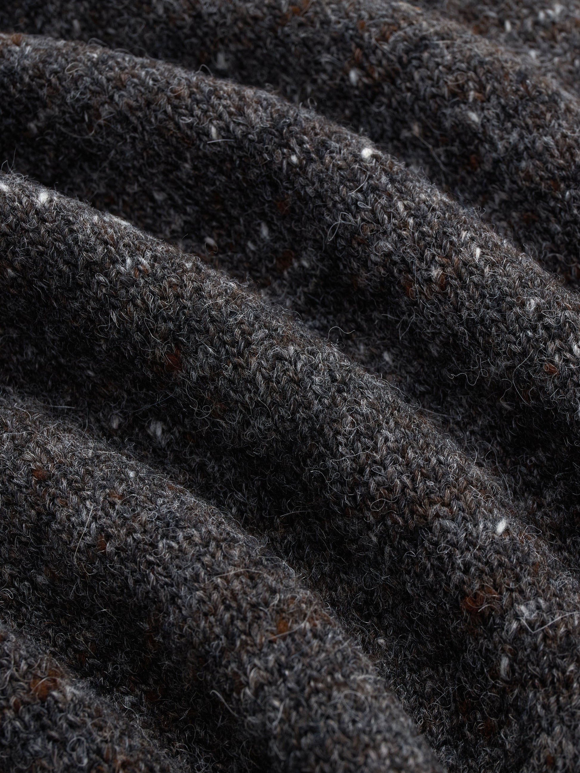 V-Neck Sweater Pewter Tweed