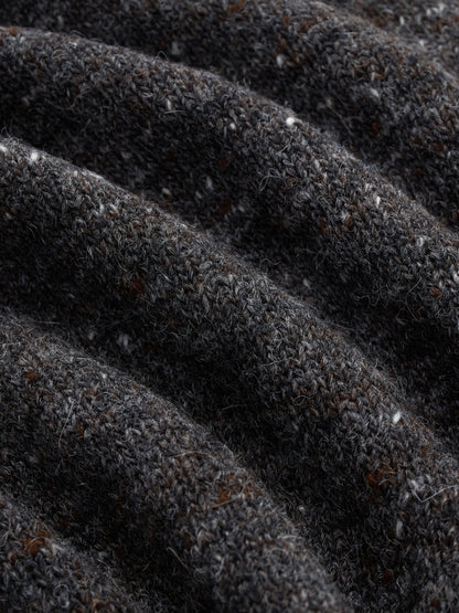 V-Neck Sweater Pewter Tweed