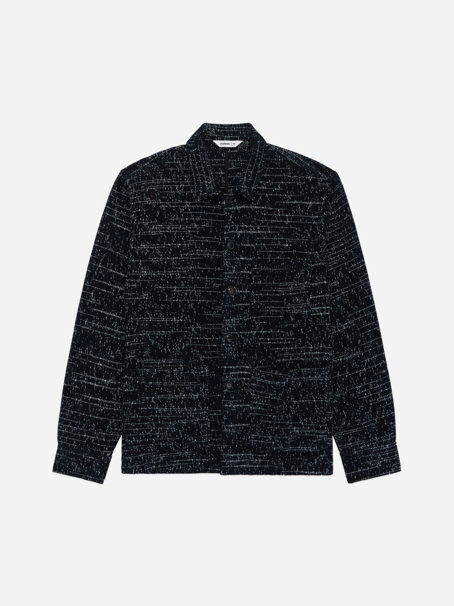 Shop Jacket Navy/White "Kantha"