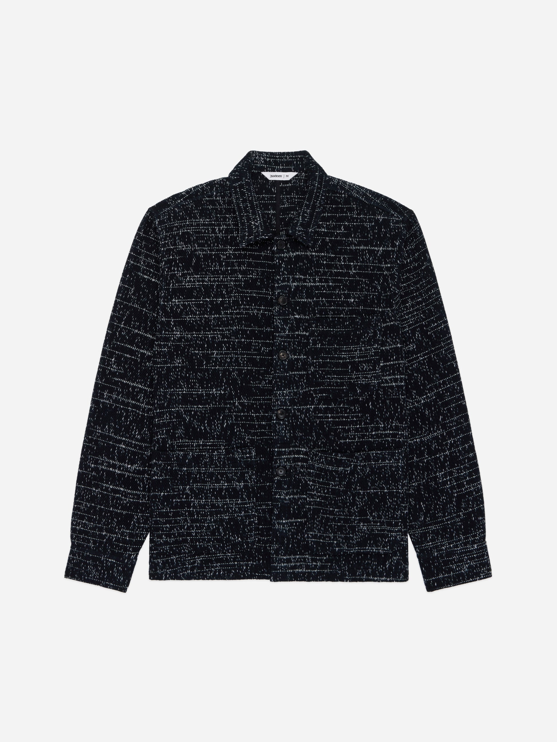 Shop Jacket Navy/White "Kantha"