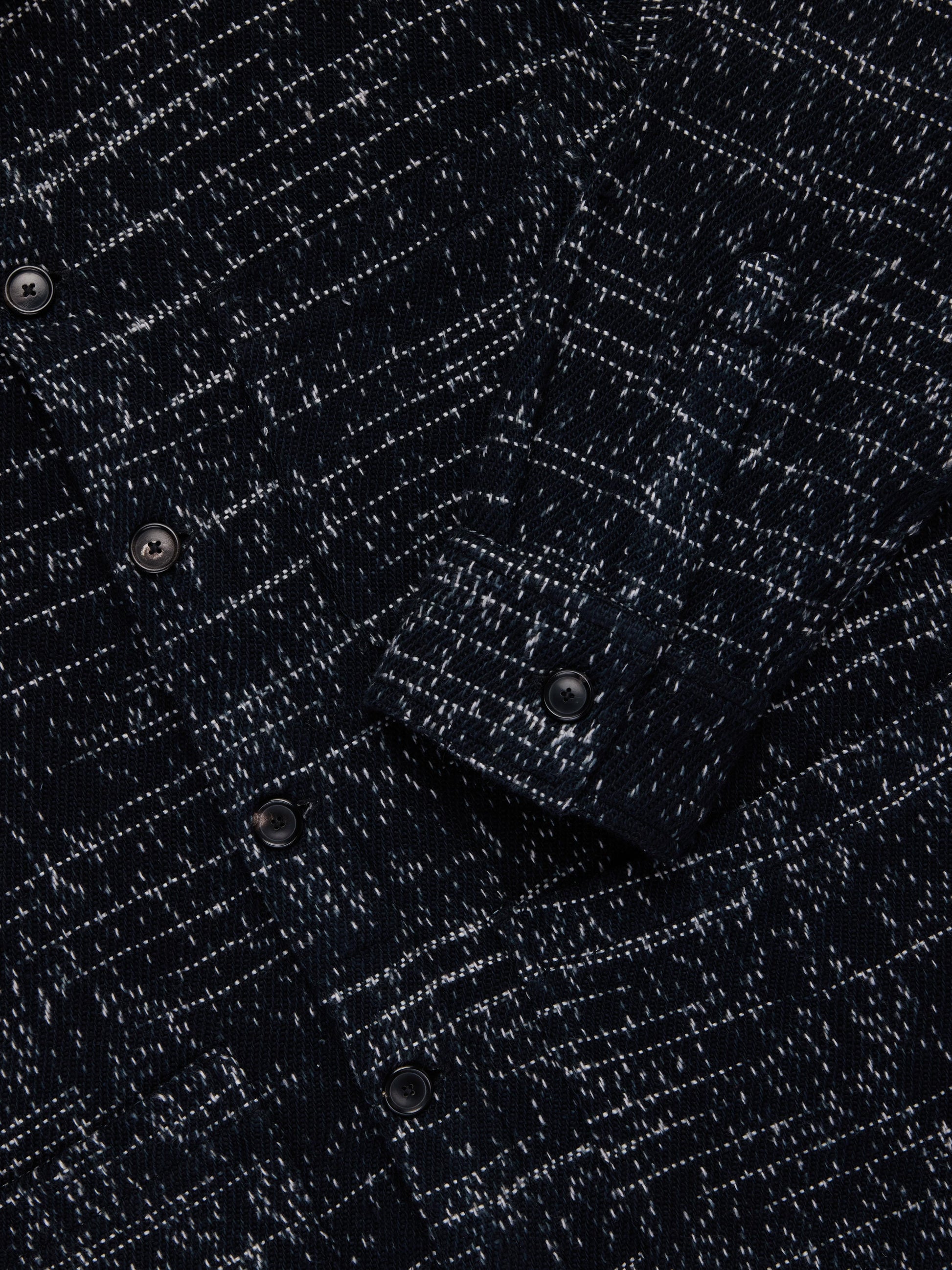 Shop Jacket Navy/White "Kantha"