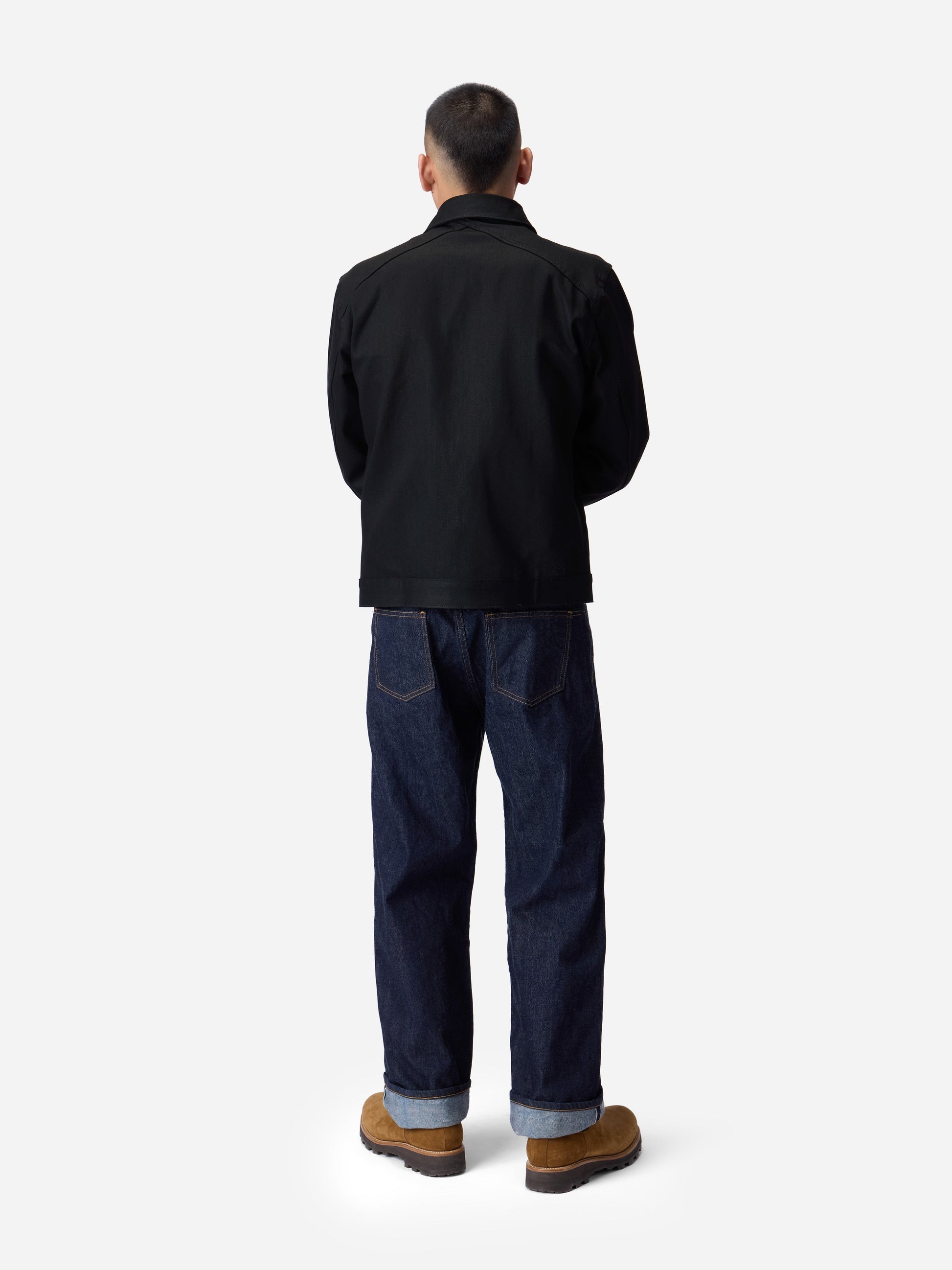 Type 3s Denim Jacket Double Black