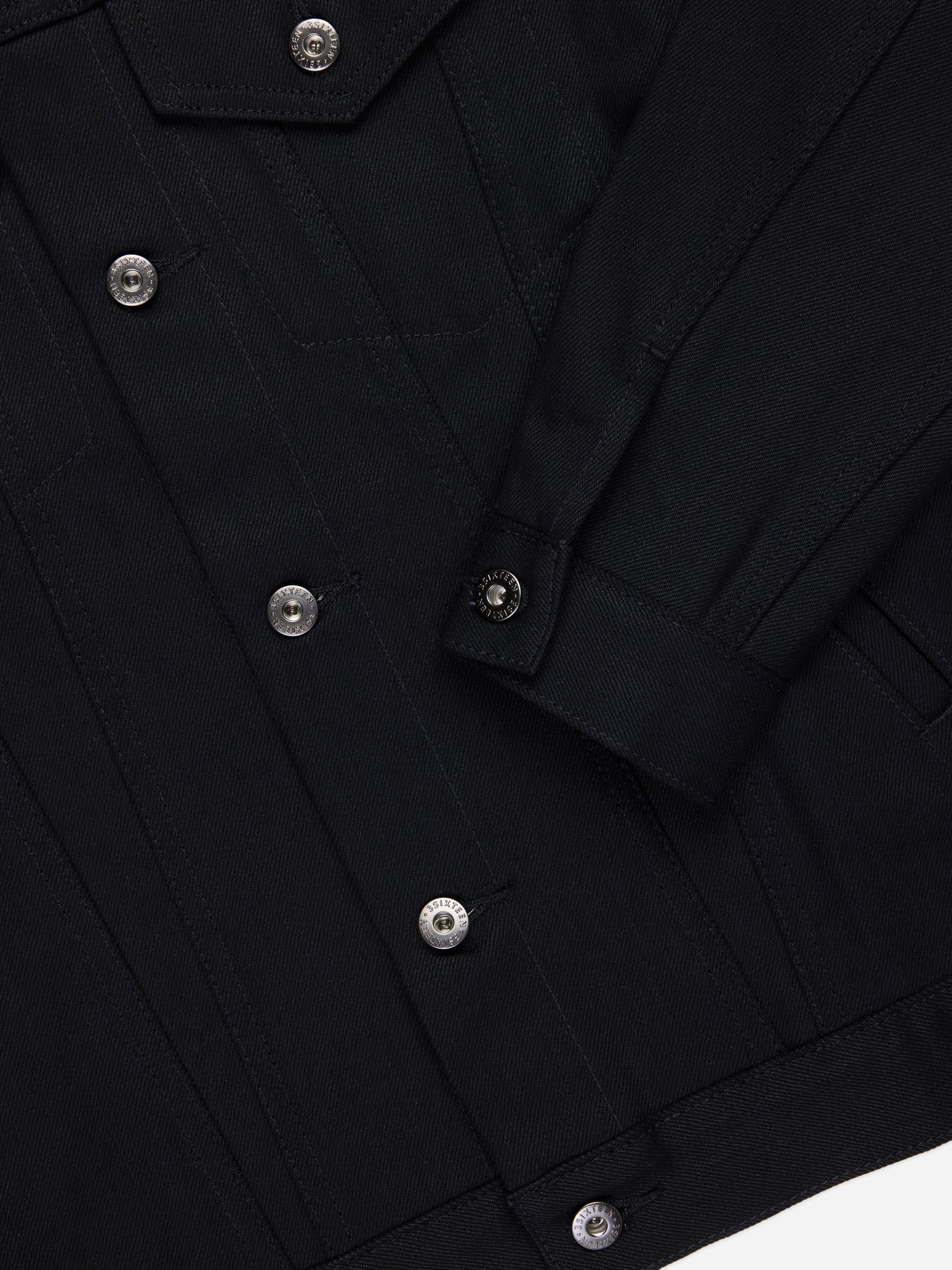 Type 3s Denim Jacket Double Black