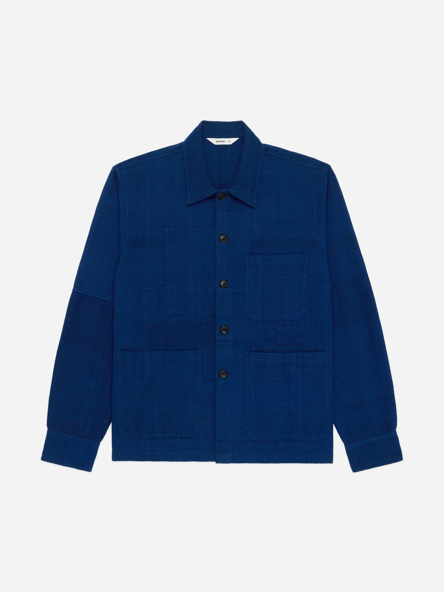 Shop Jacket Indigo Patchwork Khadi