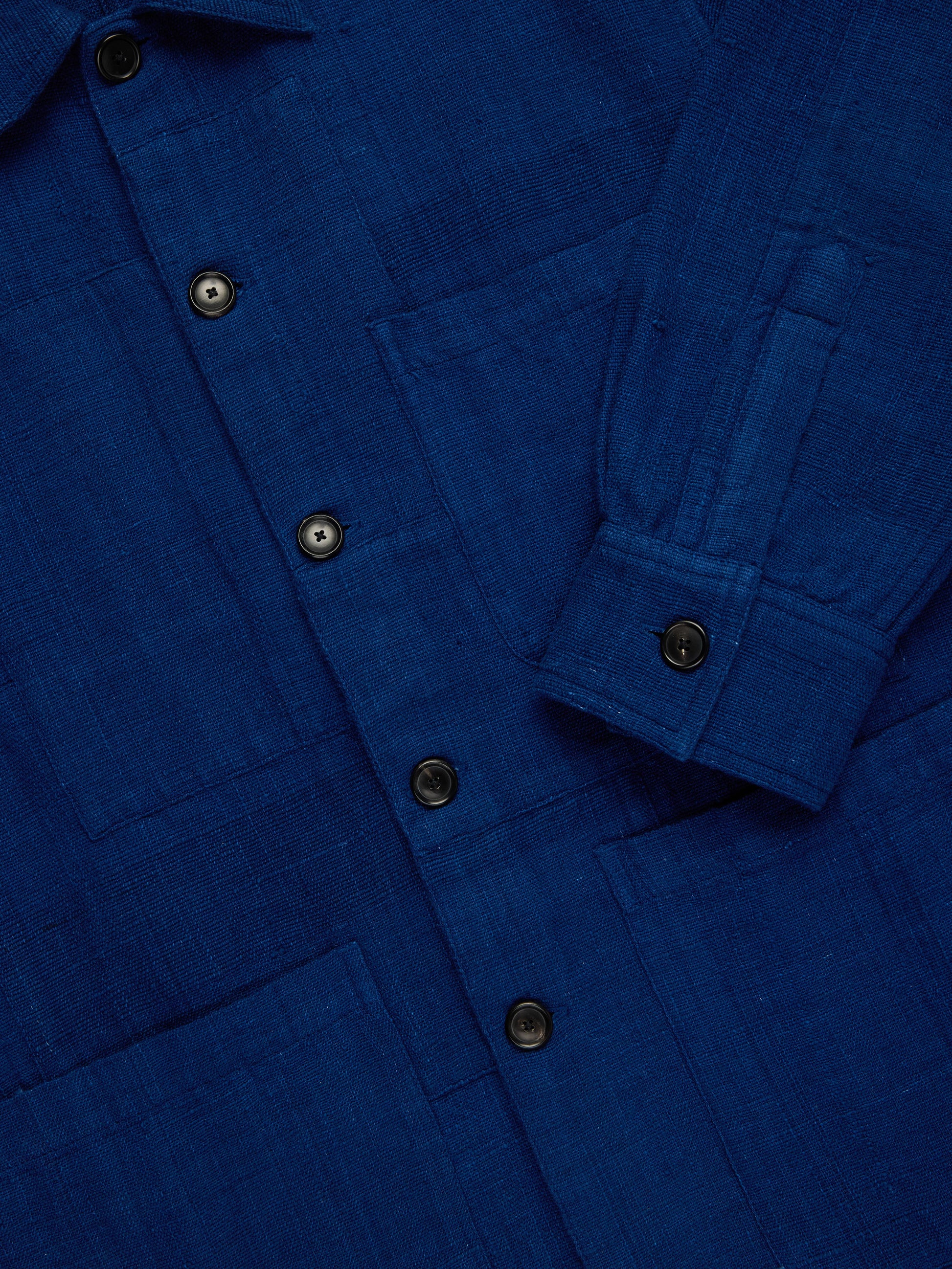 Shop Jacket Indigo Patchwork Khadi