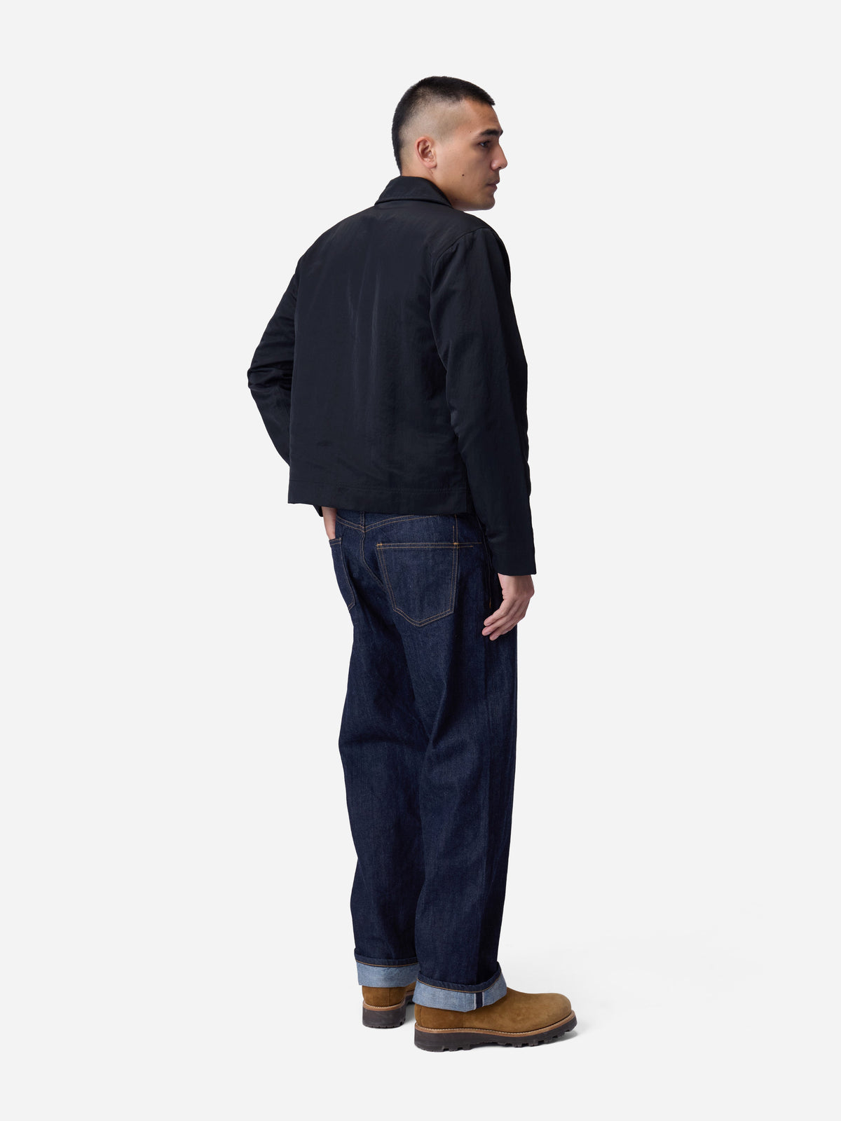 Club Jacket Black Nylon