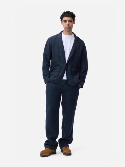 Work Blazer Midnight Linen