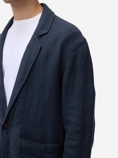 Work Blazer Midnight Linen