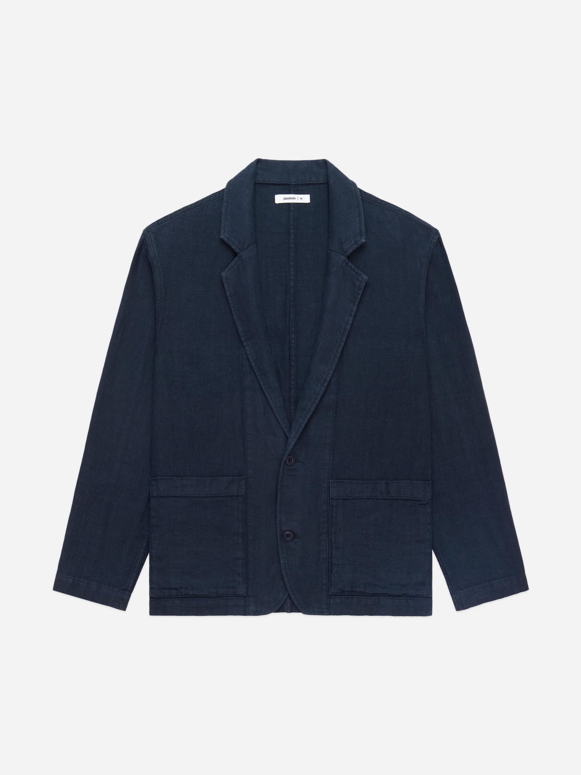 Work Blazer Midnight Linen