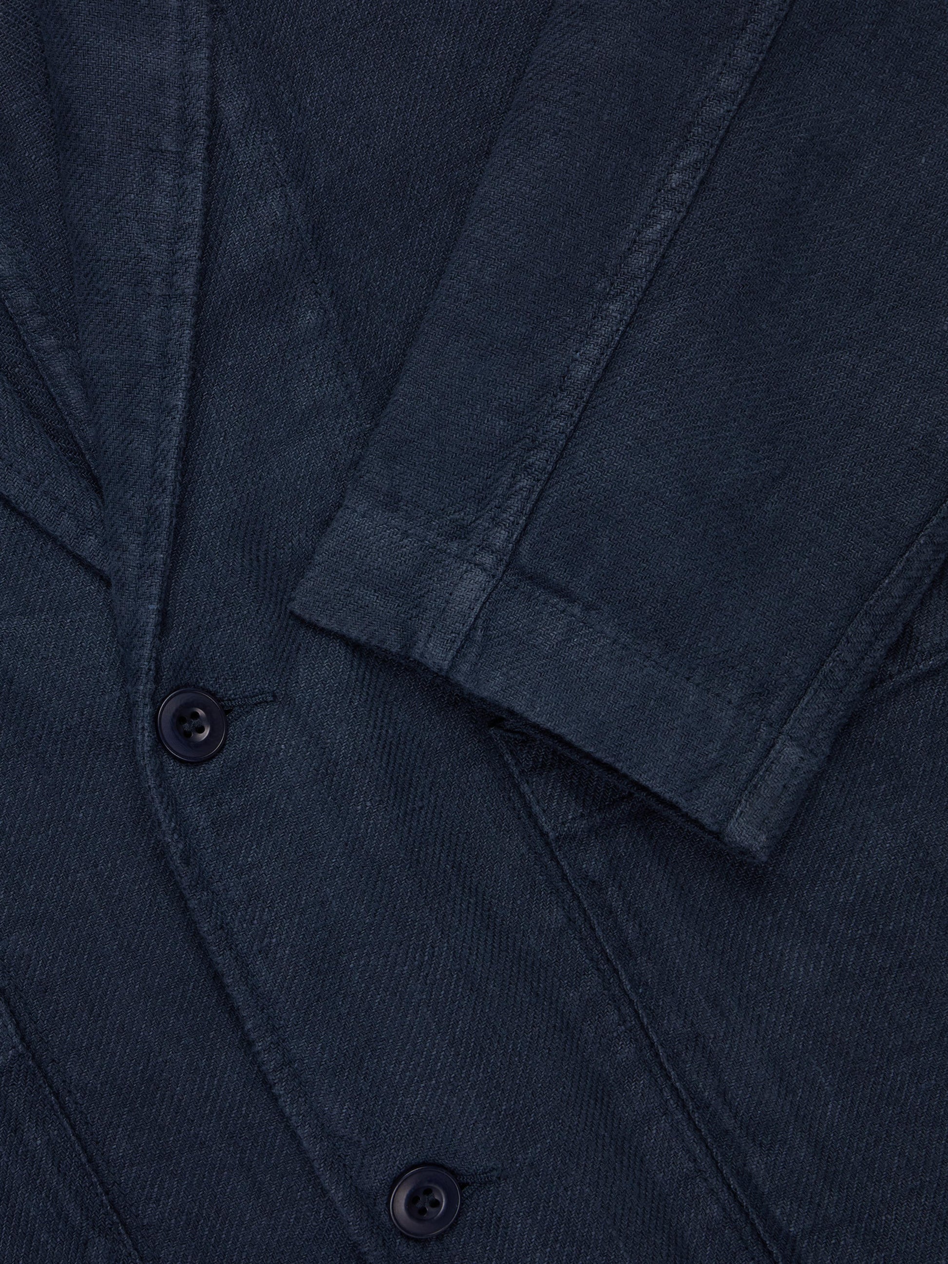 Work Blazer Midnight Linen