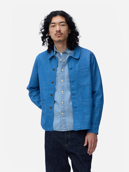 French Work Jacket Light Indigo