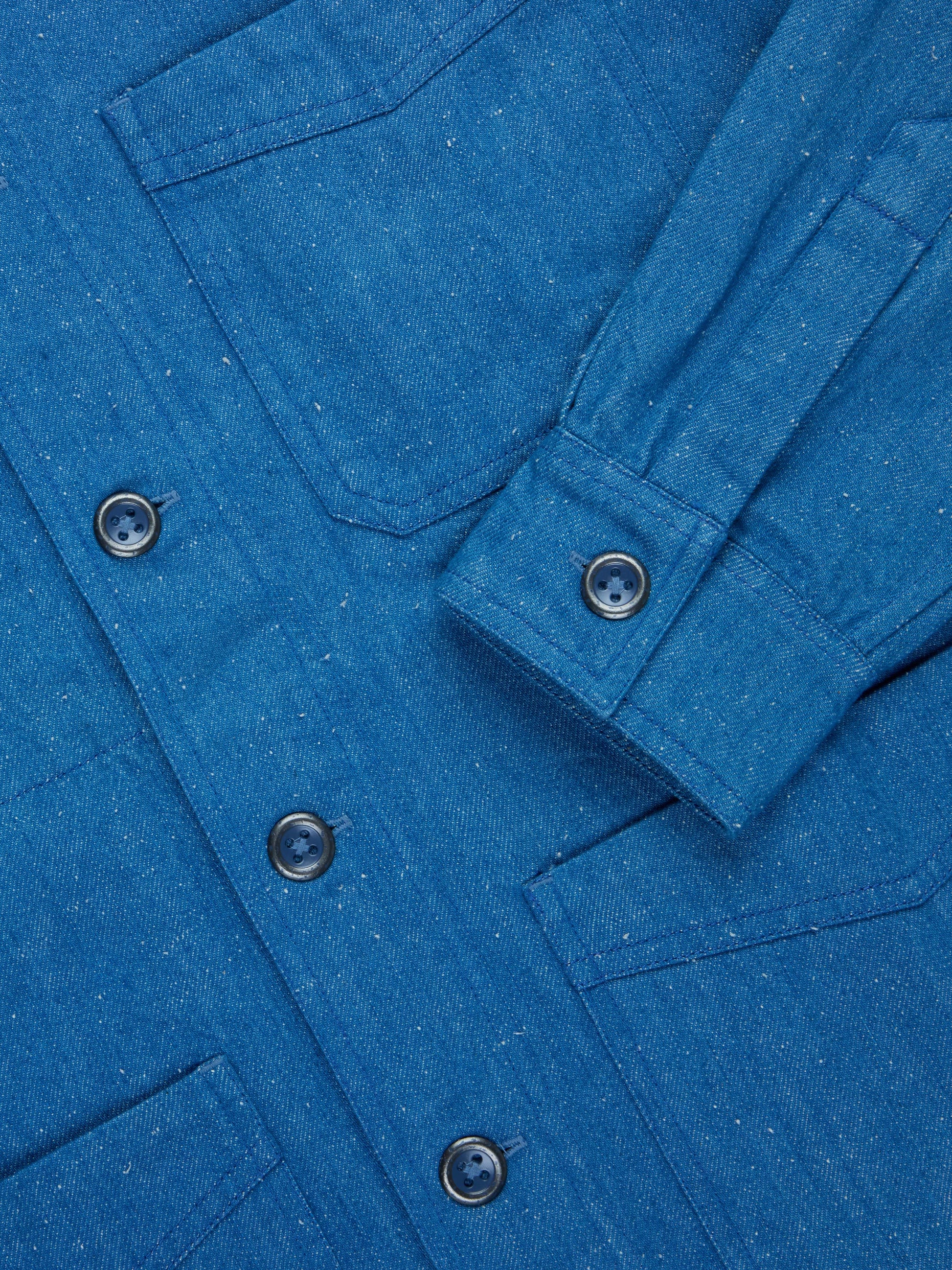 French Work Jacket Light Indigo