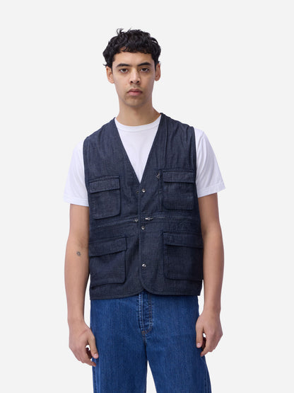 Field Vest Indigo Ripstop