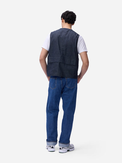 Field Vest Indigo Ripstop