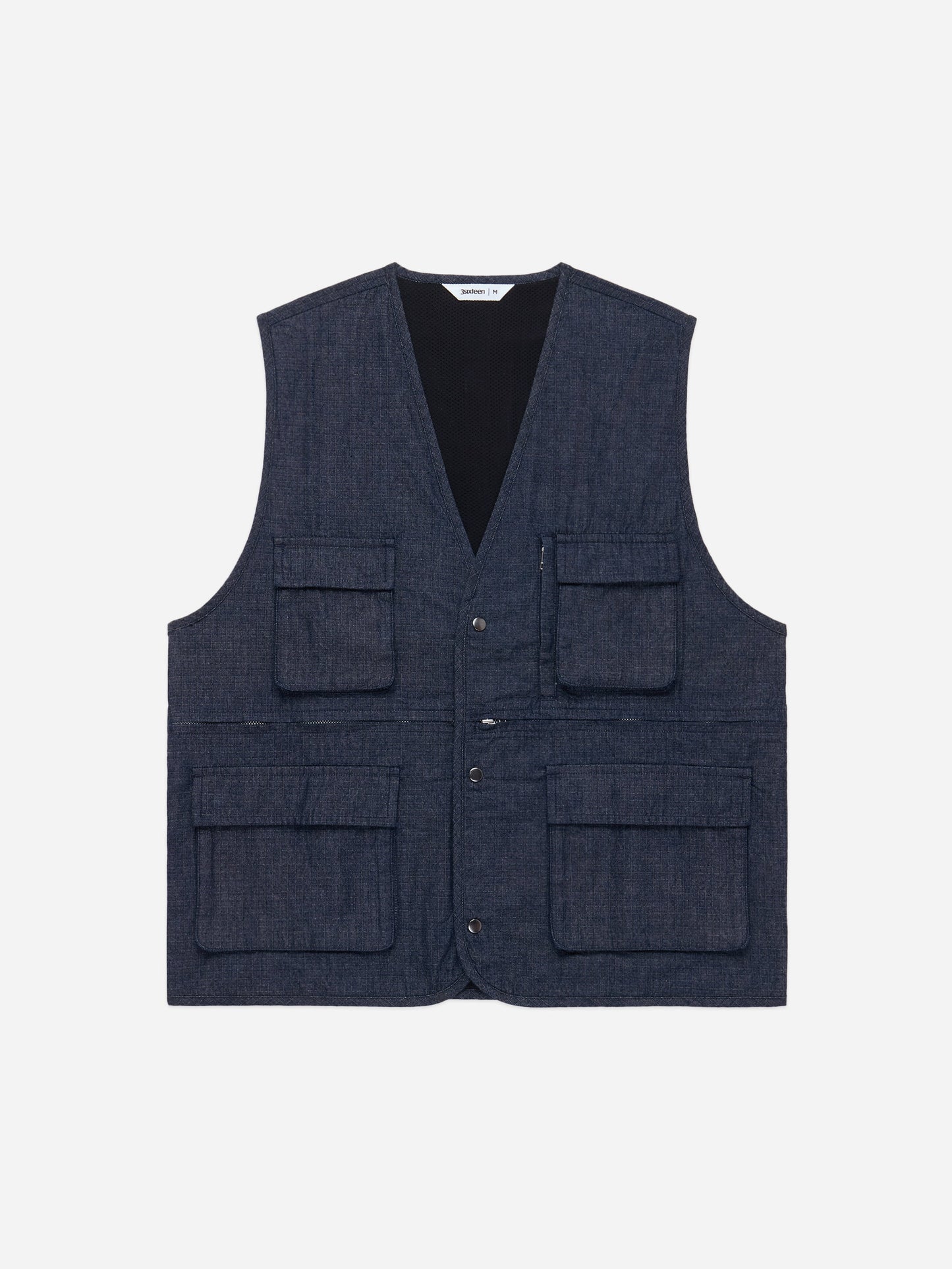 Field Vest Indigo Ripstop