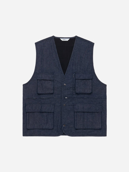 Field Vest Indigo Ripstop