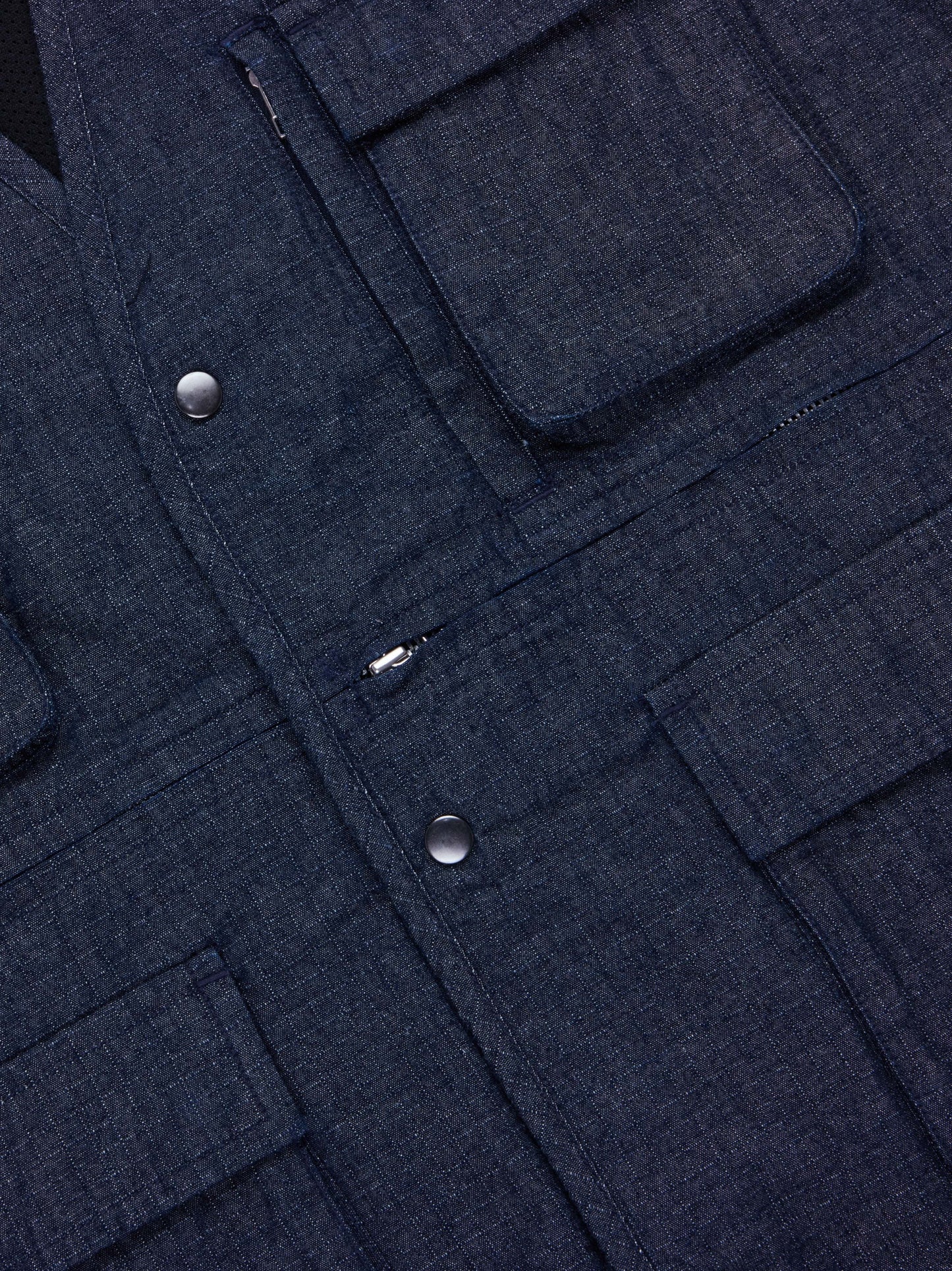 Field Vest Indigo Ripstop