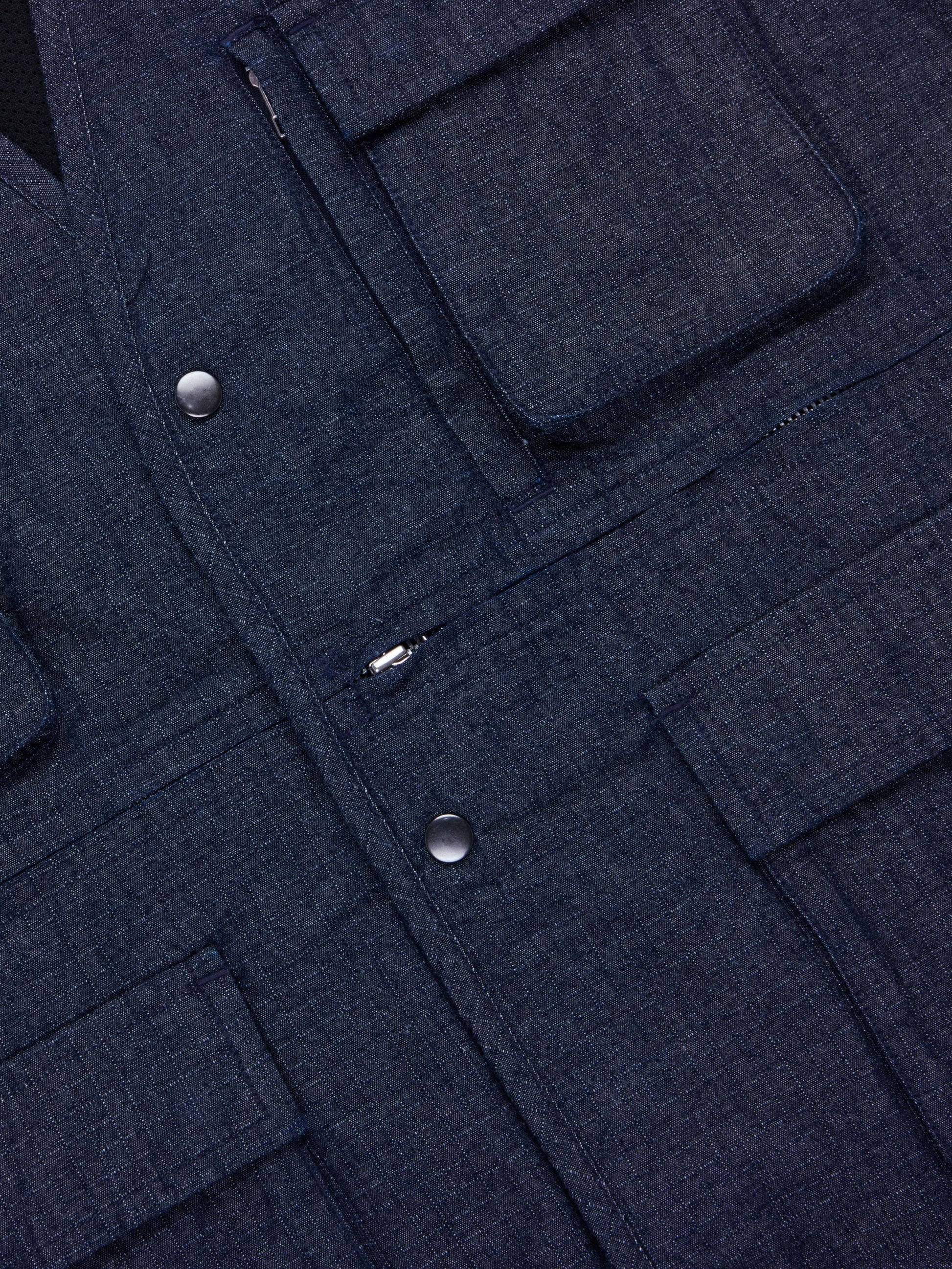 Field Vest Indigo Ripstop