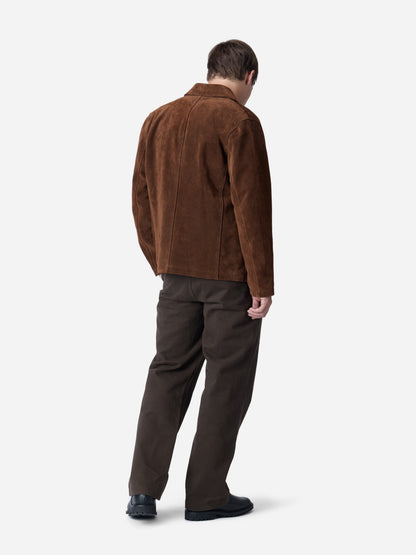 Work Jacket Chocolate Suede
