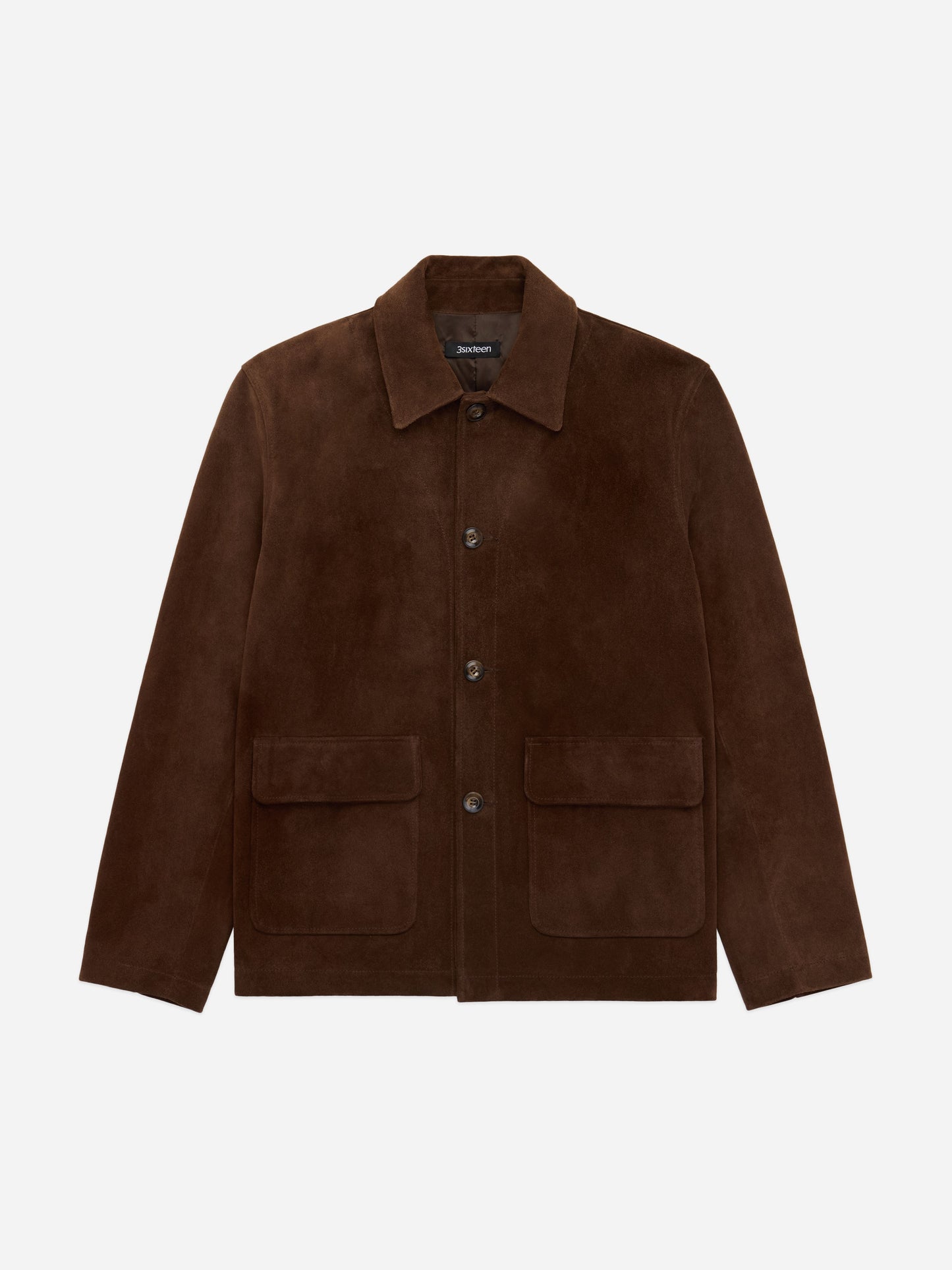 Work Jacket Chocolate Suede