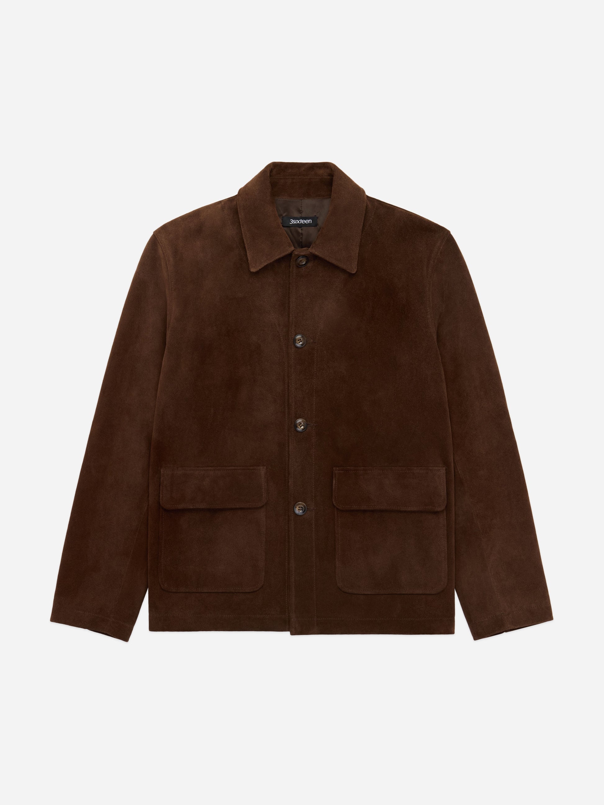 Work Jacket Chocolate Suede