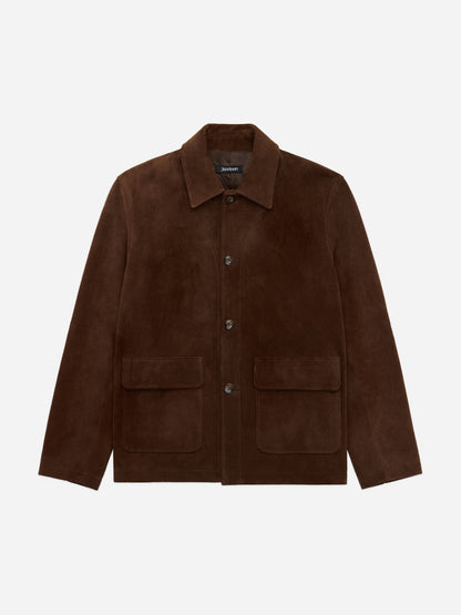 Work Jacket Chocolate Suede