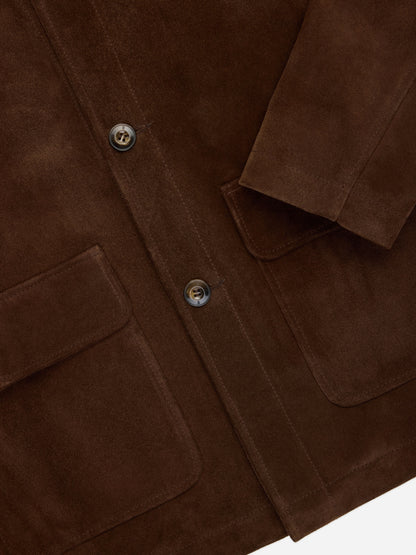 Work Jacket Chocolate Suede