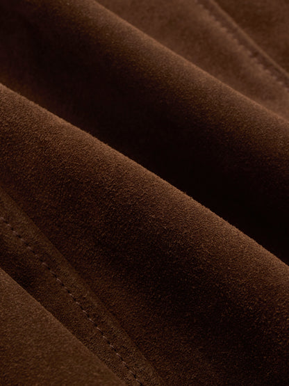 Work Jacket Chocolate Suede