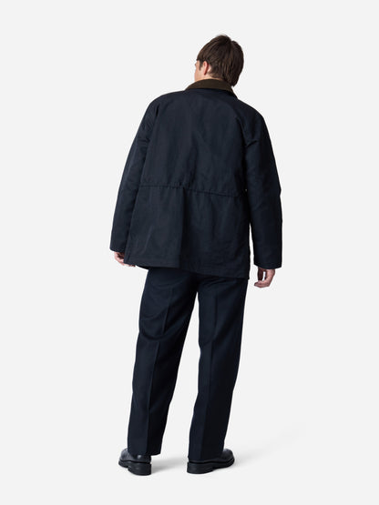 Country Jacket Black Waxed Nylon