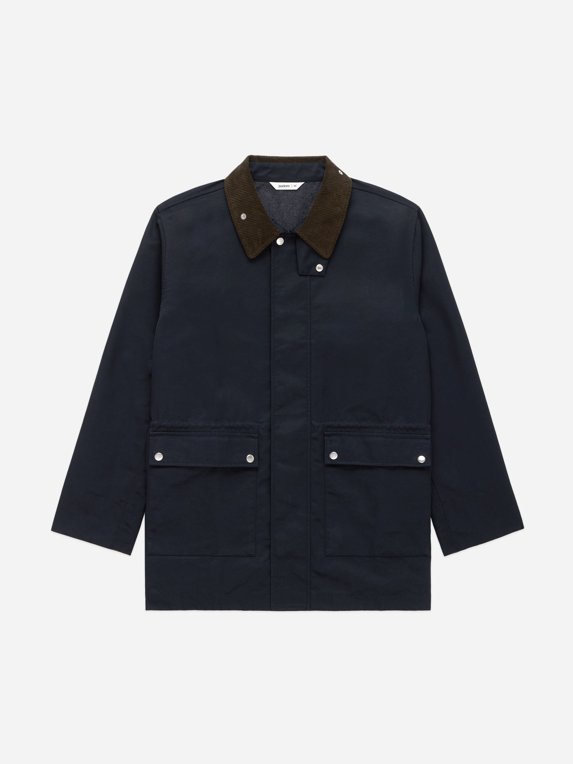 Country Jacket Black Waxed Nylon