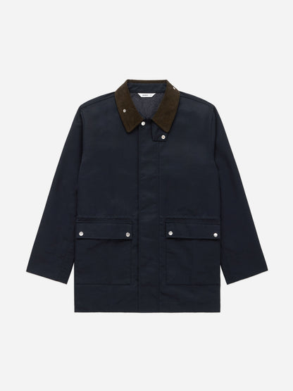 Country Jacket Black Waxed Nylon
