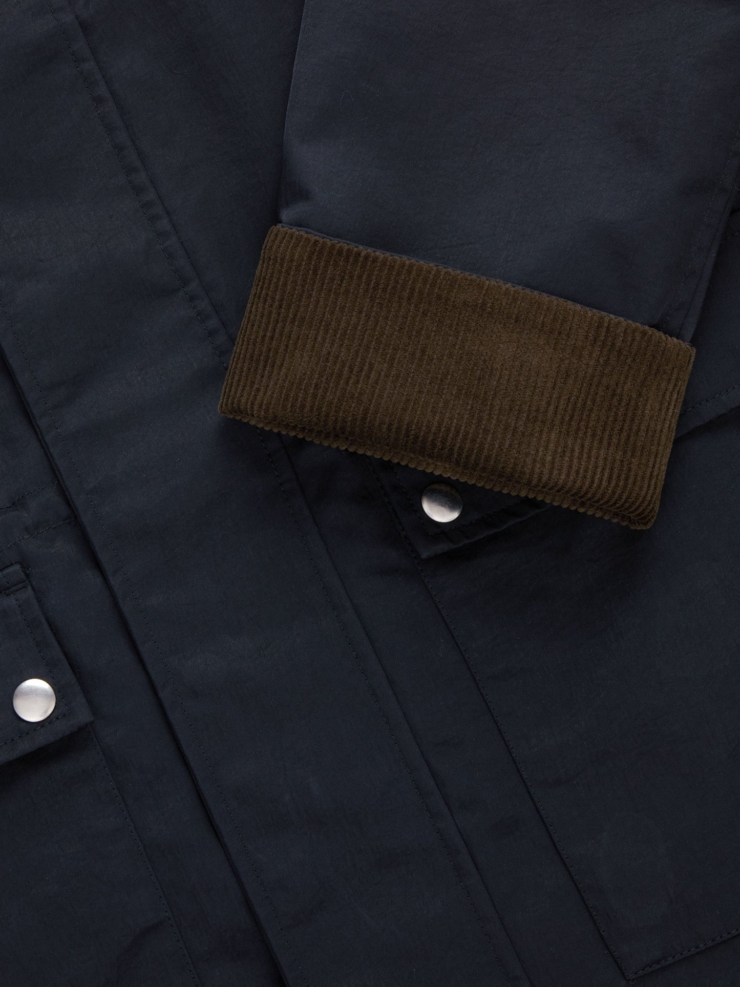 Country Jacket Black Waxed Nylon