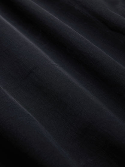Country Jacket Black Waxed Nylon