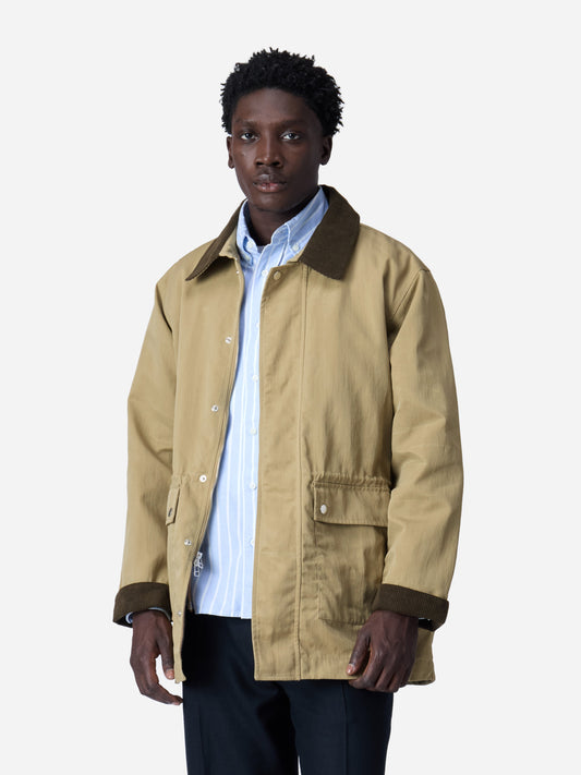Country Jacket Tan Waxed Nylon