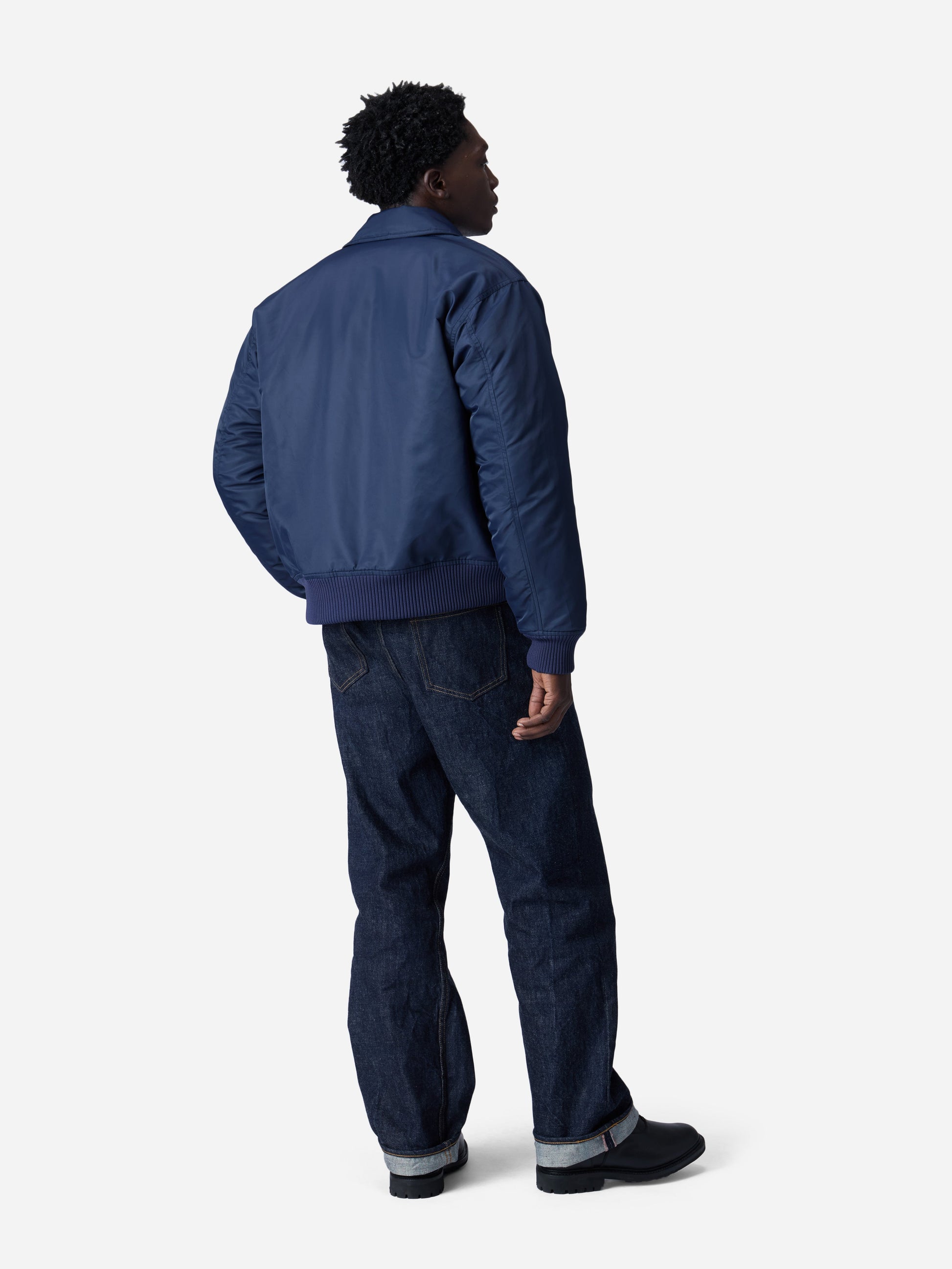 CWU Flight Jacket Blue Aviator Satin