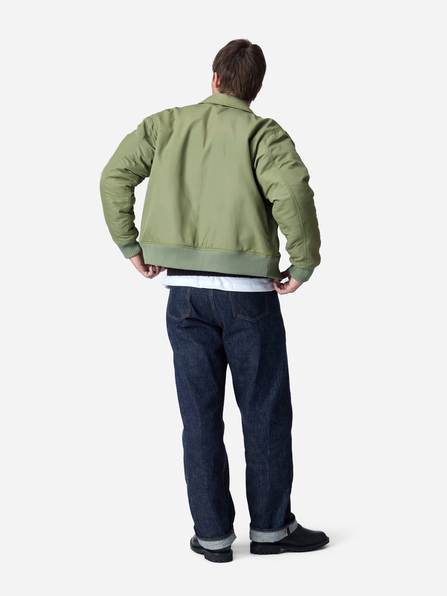 CWU Flight Jacket Sage Aviator Satin